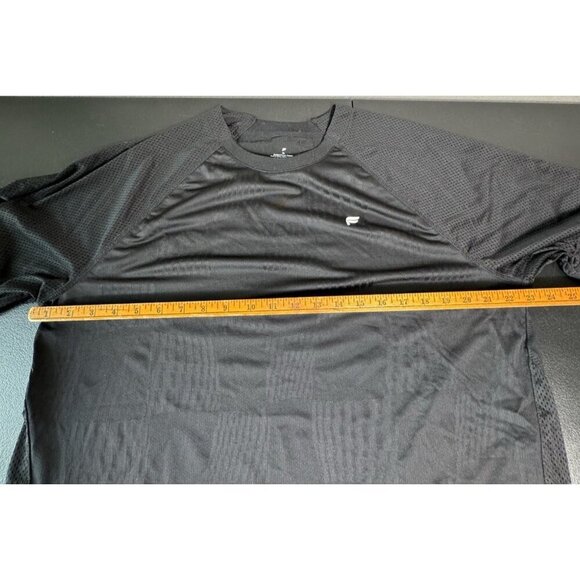 Fabletics The Rec Mesh Tee Mens XL Black Crew Neck - Picture 5 of 10